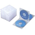 エレコム CD/DVDケース 標準 4枚収納10パック(クリア) CCD-030FCR