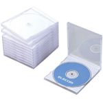 エレコム CD/DVDケース 標準 1枚収納10パック(ホワイト) CCD-030WH