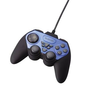 エレコム 12ボタンゲームパッド(ブルー) JC-U2312FBU