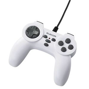 エレコム PS10ボタン配列ゲームパッド (ホワイト) JC-U2410TWH