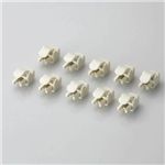 エレコム コネクタ保護カバー<アイボリー> LD-RJ45GPC/BE10