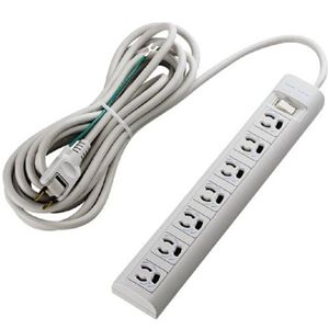 エレコム 抜け止めマグネット雷タップ(アースコード付2Pプラグ仕様 5.0m) T-Y055A