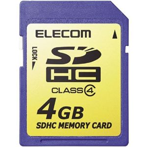 エレコム SDHCカード 4GB MF-FSDH04G