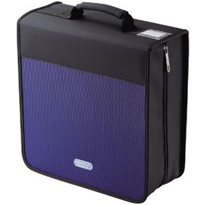 エレコム CD/DVDウォレット 320枚収納 ブルー CCD-W320BU