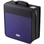 エレコム CD/DVDウォレット 320枚収納 ブルー CCD-W320BU