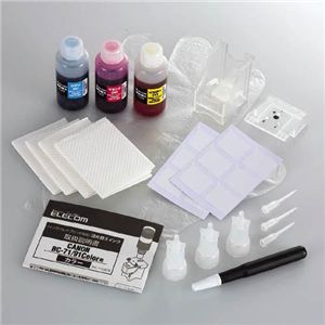 エレコム 詰め替えインク キヤノン用<シアン/マゼンダ/イエロー> THC-71CSET8