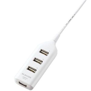 エレコム これハブ。タップタイプ 4ポート 1.0M(ホワイト) U2H-TAP1410BWH
