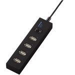 エレコム これハブ。スイッチ付 4ポート(ブラック) U2H-TAP3420SBK