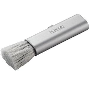 エレコム コンパクト収納ブラシ 静電気除去タイプ (シルバー) KBR-007SV