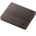 エレコム メモリカードケース 大容量タイプ SD用(クリアブラック) CMC-06SD