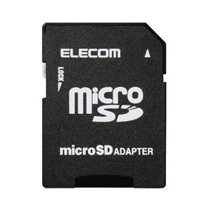 エレコム メモリカード変換アダプタ microSD>SD MF-ADSD002