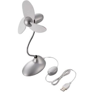 エレコム USB扇風機 ハイパワー&静音設計 ON/OFFスイッチ付 台座付タイプ FAN-U16SV