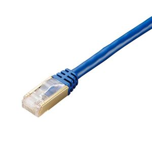 エレコム カテゴリ7 LANケーブル(1m/ブルーメタリック) LD-TWS/BM1