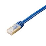 エレコム カテゴリ7 LANケーブル(1m/ブルーメタリック) LD-TWS/BM1