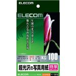 エレコム デジ得用紙 超光沢(特厚)KGサイズ・100枚 EJK-NTKG100