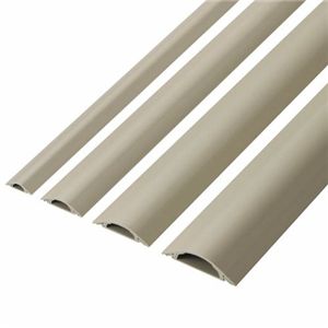 エレコム 床用モール ストレート 両面テープ付/幅60mm(ベージュ) LD-GA1407A