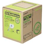 エレコム EU RoHS指令準拠 CAT5E対応 LANケーブル 100m/リール巻(ブルー) LD-CT/BU100/RS