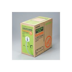 エレコム EU RoHS指令準拠 CAT6対応 LANケーブル 300m/リール巻(ブルー) LD-CT6/BU300/RS