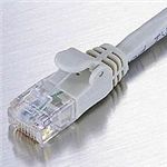 エレコム EU RoHS指令準拠 CAT6対応 LANケーブル 3m/簡易パッケージ仕様(ライトグレー) LD-GP/LG3/RS
