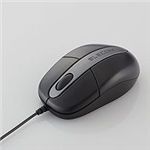 エレコム EU RoHS指令準拠 USB 光学式マウス コンパクトサイズ/簡易パッケージ(ブラック) M-M1URBK/RS