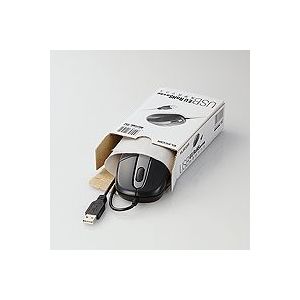 エレコム EU RoHS指令準拠 USB 光学式マウス スタンダードサイズ/簡易パッケージ(ブラック) M-M2URBK/RS