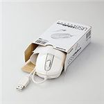 エレコム EU RoHS指令準拠 USB 光学式マウス スタンダードサイズ/簡易パッケージ(ホワイト) M-M2URWH/RS