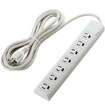 エレコム 簡易パッケージ 抜け止めPCタップ マグネット付/3P7口/3m T-H3730NM