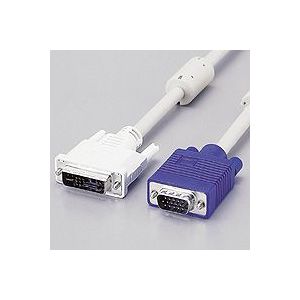 エレコム EURoHS指令準拠DVIケーブル(アナログ専用) 1.5m CAC-DV15IWH/RS