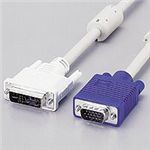 エレコム EURoHS指令準拠DVIケーブル(アナログ専用) 3m CAC-DV3IWH/RS