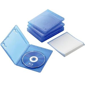 エレコム Blu-rayディスクケース(1枚収納タイプ/5枚セット/クリアブルー) CCD-BLU105CBU