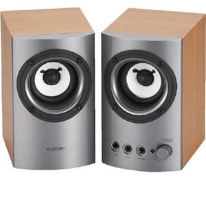 エレコム マルチメディアスピーカ(シルバー) MS-130SV