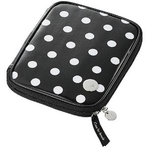 エレコム <DICT.fem>電子辞書ケース/水玉/ブラック DJC-011BK