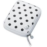 エレコム <DICT.fem>電子辞書ケース/水玉/ホワイト DJC-011WH