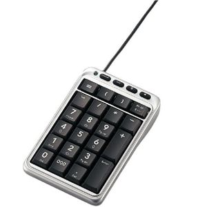 エレコム USBテンキーパッド/Excelマスター/シルバー TK-TCM001SV