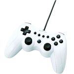 エレコム 12ボタン アナログ/デジタルUSBゲームパッド(ホワイト) JC-U2912FWH