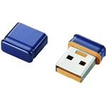エレコム マイクロサイズ USB2.0フラッシュメモリ 4GB(ブルー) MF-SU204GBU