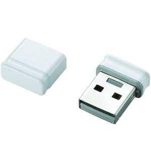 エレコム マイクロサイズ USB2.0フラッシュメモリ 8GB(ホワイト) MF-SU208GWH
