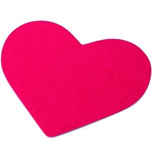 エレコム スエード調 マウスパッド ”Love Heart”(ルビーレッド) MP-109PN6