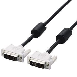 エレコム DVIシングルリンクケーブル 3.0m/DVI-D24pinオス-DVI-D24pinオス(ブラック) CAC-DVSL30BK