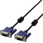 エレコム スリム同軸ディスプレイケーブル 20.0m/D-Sub15pin(ミニ)オス-D-Sub15pin(ミニ)オス CAC-L20BK