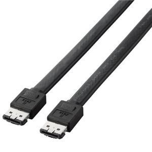 エレコム eSATAケーブル 1.5m/eSATA 7pin-eSATA 7pin(ブラック) CFD-ESA15BK