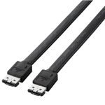 エレコム eSATAケーブル 1.5m/eSATA 7pin-eSATA 7pin(ブラック) CFD-ESA15BK