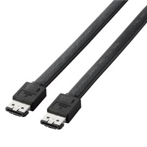 エレコム eSATAケーブル 2.0m/eSATA 7pin-eSATA 7pin(ブラック) CFD-ESA20BK