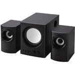 エレコム 2.1chマルチメディアスピーカ(ブラック) MS-131BK