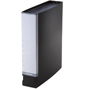 エレコム 取扱説明書ファイル A4サイズ/6セット収納(ブラック) CCD-EXFL06BK