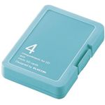 エレコム SD/microSD用メモリカードケース/プラスティックタイプ(スカイブルー) CMC-SDCPPBU