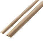 エレコム 床用モール ストレート 幅30mm(木目タイプ/ケヤキ) LD-GA1207/WD2