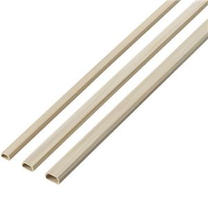 エレコム フラットモール ストレート 幅26mm(木目タイプ/ツガ) LD-GAF3/WD1