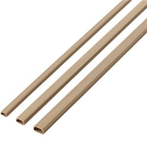 エレコム フラットモール ストレート 幅26mm(木目タイプ/ケヤキ) LD-GAF3/WD2