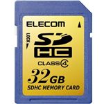 エレコム SDHCメモリカード 32GB/Class4対応 MF-FSDH32GC4